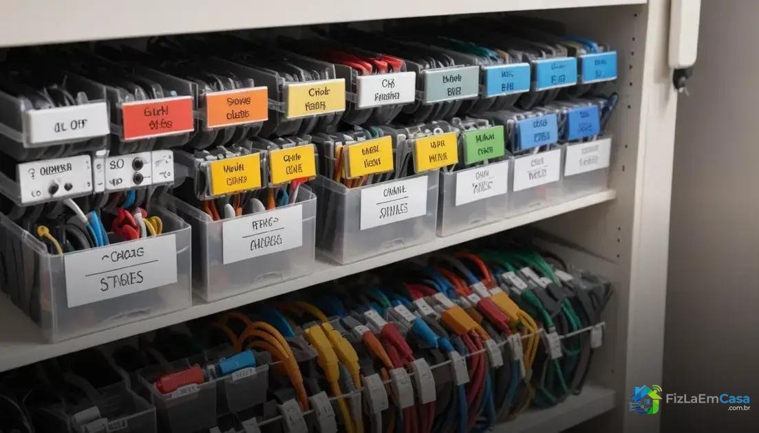 Dicas de organização e manutenção dos cabos