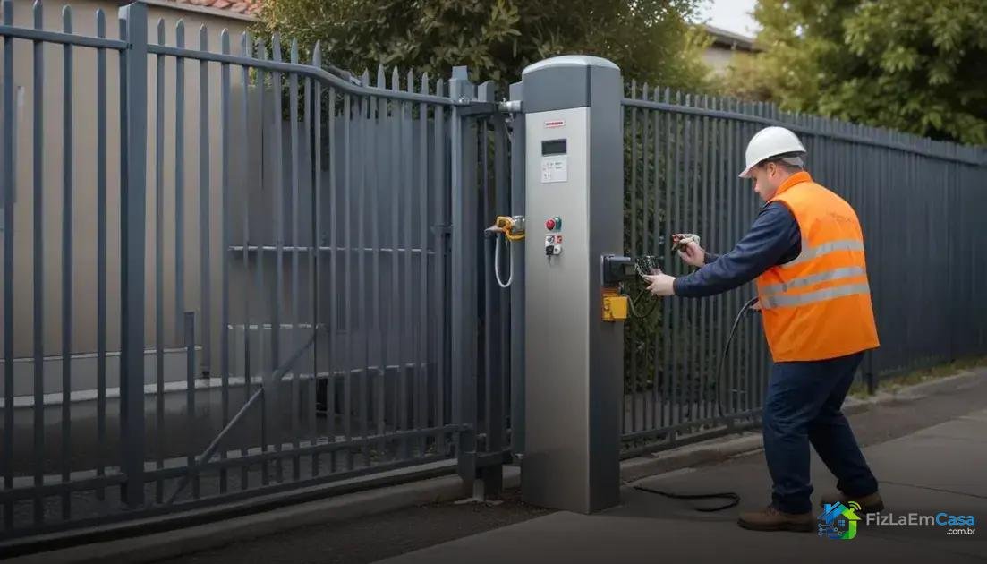 Dicas de manutenção e cuidados com portões automáticos