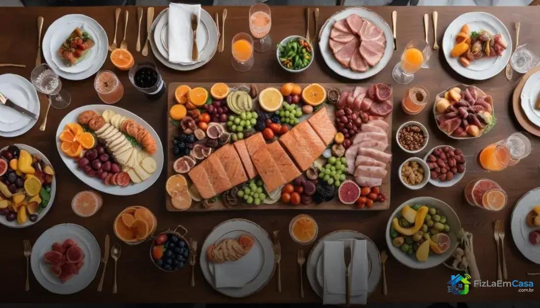 Cardápios simples e sofisticados