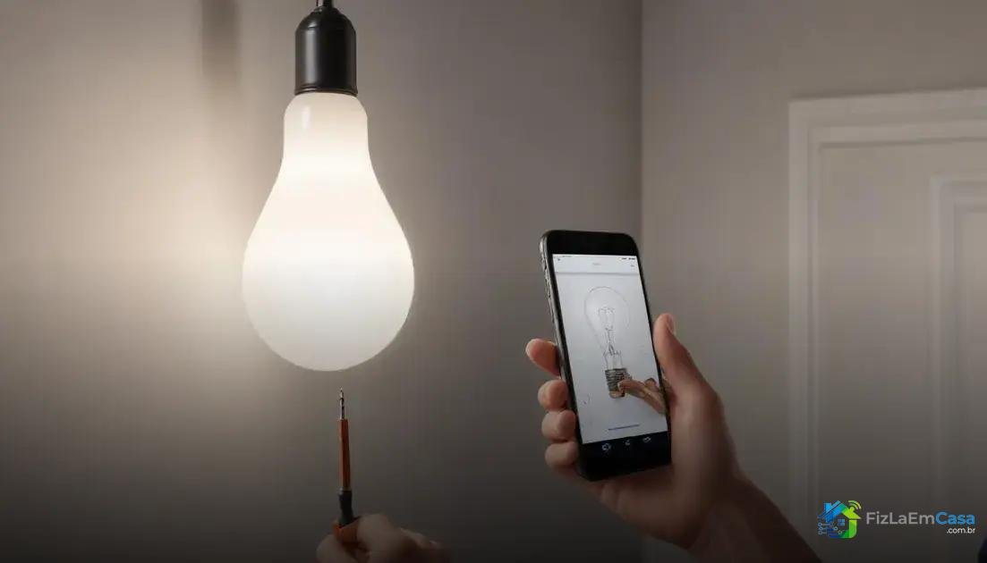 Passo a passo da instalação de uma lâmpada inteligente