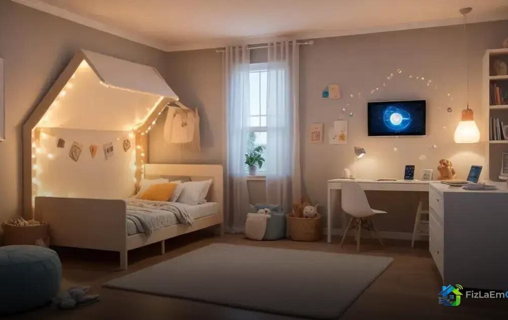 Automação residencial no quarto de uma criança: conforto e segurança em primeiro lugar