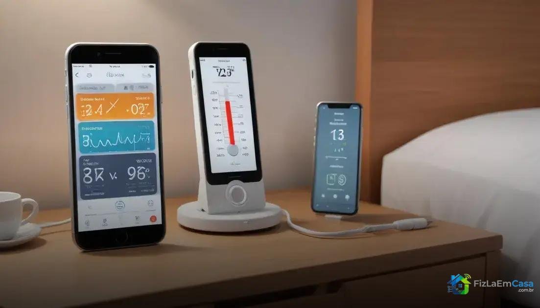 Principais funcionalidades do termômetro inteligente