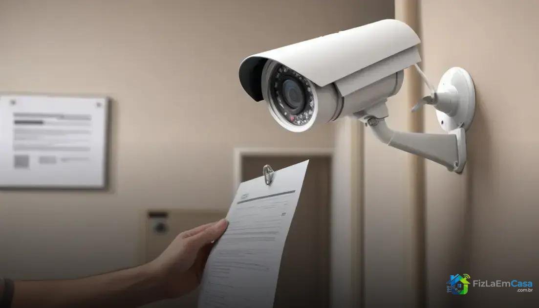 A legislação sobre a instalação de câmeras de segurança