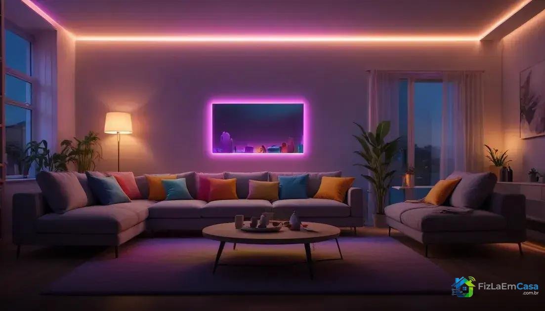 Como instalar fita LED inteligente na sala e controlar pela Alexa