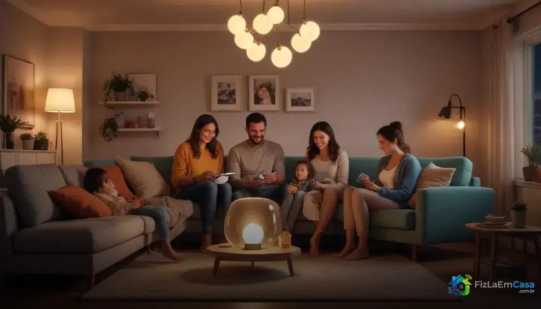 Benefícios de ter lâmpadas inteligentes em casa