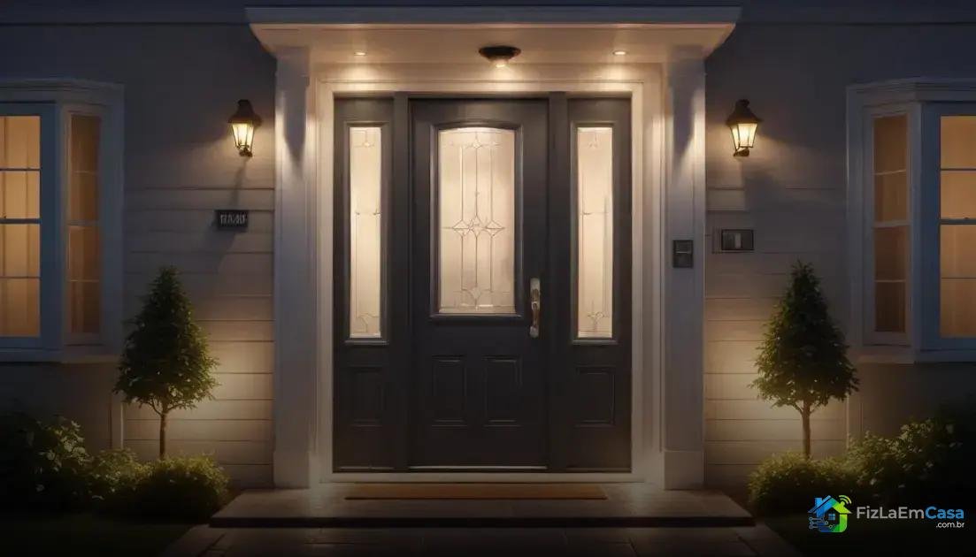 Vantagens de acender luz ao abrir a porta