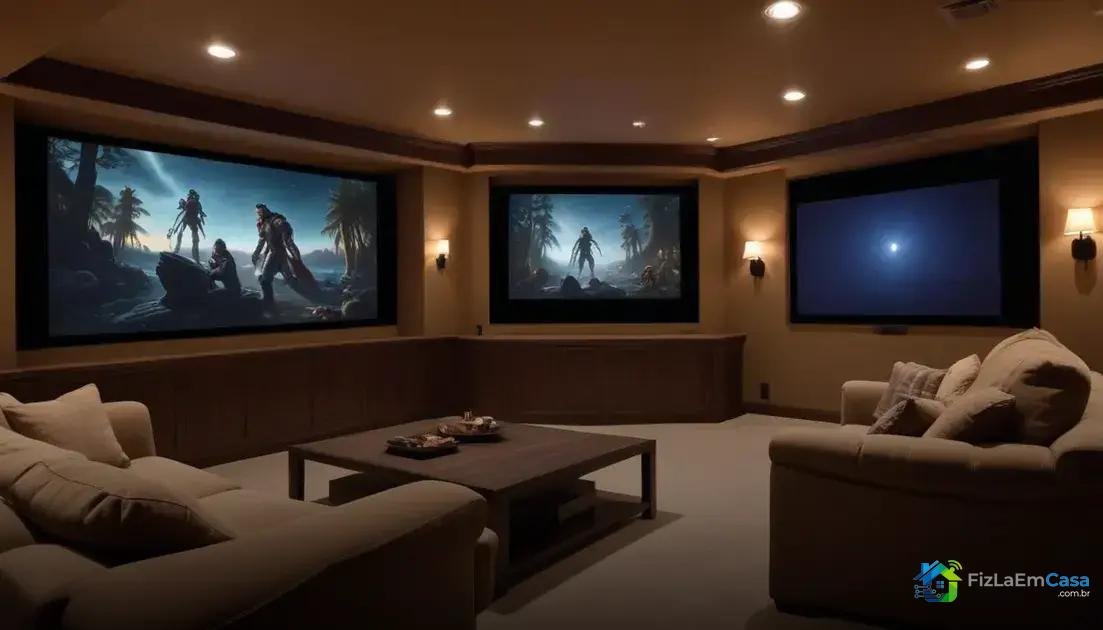 Cinema em casa automatizado: transforme sua sala em um cinema de verdade
